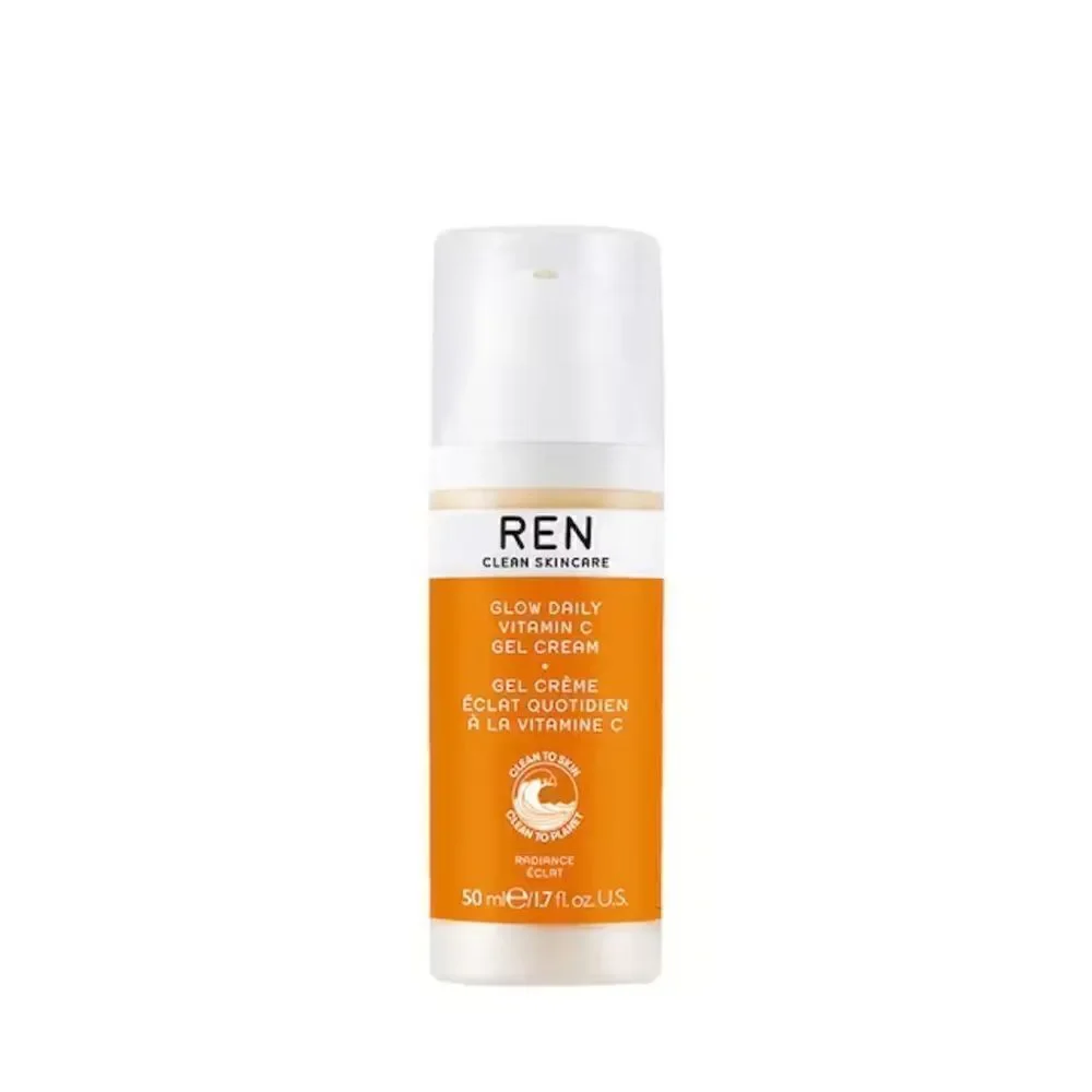 REM Clean Skincare Glow Daily Vitamin C Gel Cream moisturizer & illuminator- NIB